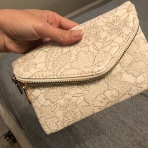 Embroidered Clutch